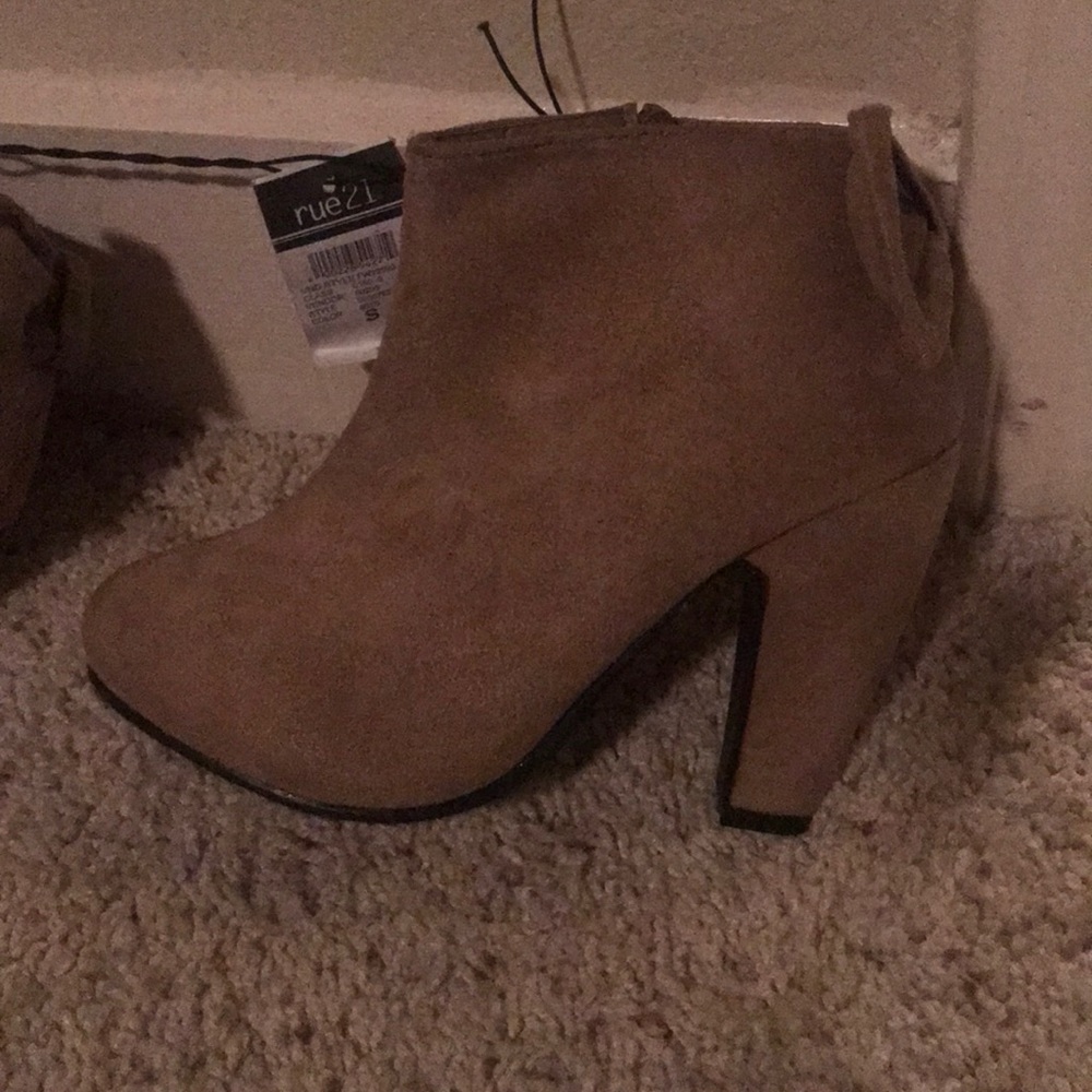 Tan Booties - Picture 2 of 3